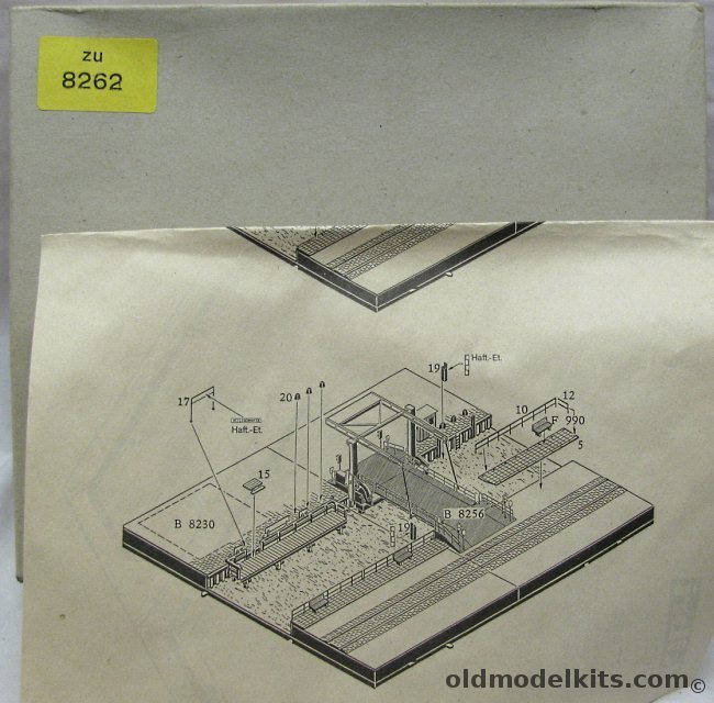 Kibri 1/87 Dock or Canal Diorama - HO, 8262 plastic model kit